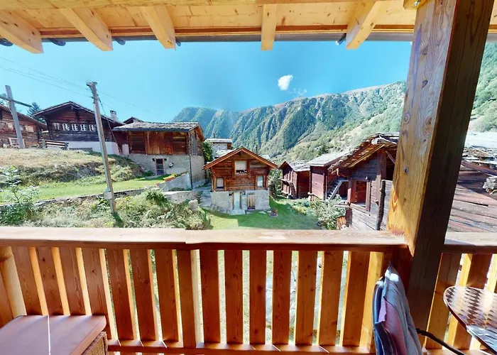 Walliserhues Wh0 Appartement Blatten bei Naters